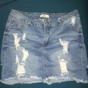 Jean skirt size 31